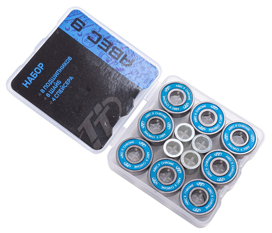 Набор подшипников ТechТeam ABEC9 8шт.   db008806